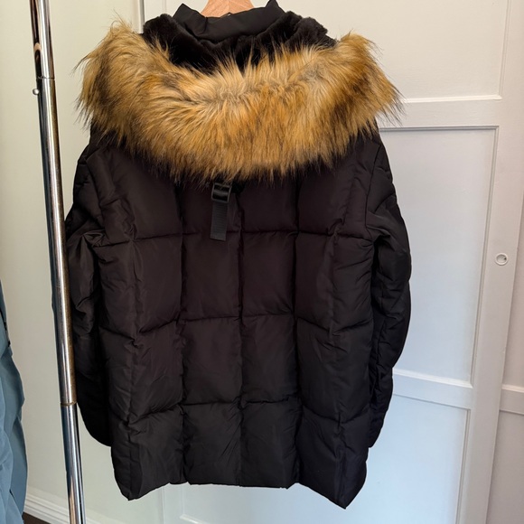 Robert Graham Hooded Black Puffer Jacket - Picture 2 of 9